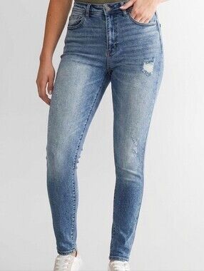 Cello Skinny Jeans with Subtle Distress